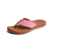 REEF Women's Spring Woven Flip-Flop, Strawberry Pink, 6.5 UK