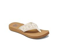 Reef Women's Spring Woven Flip-Flop, Vintage White, 5 UK