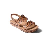 REEF WOMENS WATER FRIENDLY VISTA SANDALS.NEW LEOPARD CUSHIONED STRAP SHOES S25