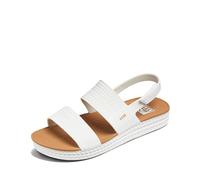 Reef Women’s Water Vista Sandal, White/Tan, 8 UK