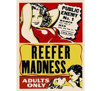 Reefer Madness Vintage Movie Advertising Canvas Wall Art Print