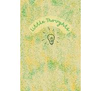 ReeFi Designs | Little Thoughts Green & Gold Paperback Journal - Aesthetic Cute Notebook | 110 Lined Pages for Writing, Notes, Ideas, and Journaling
