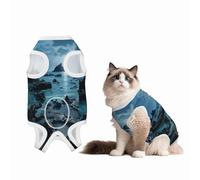 Reefs by The Sea Recovery Suit for Dogs Cats After Surgery,Pet Recovery Shirt, Dog Onesies Pet Surgery Recovery Suit