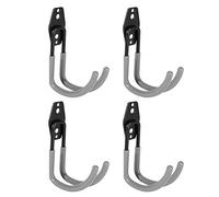 Reehi Garage Hooks, Heavy Duty Garage Hook, Steel Wall Hook J Hooks Tool Storage Hook for Organizing Power Tool, Laddy, Bulk Items (4pcs)