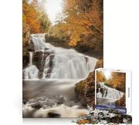 Reekie Linn Waterfall Jigsaw Puzzles 1000 Pieces for Adults Boost Memory Peaceful Fun Premium Cut Memorable Gift (38x26cm)
