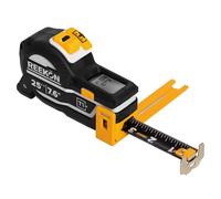 REEKON T1M Utility Digital Tape Measure 25ft / 7.6m (Split) - Bluetooth Smart Measuring Tool, 1/32” Accuracy, Saves 1000+ Measurements, LCD Display, 150 Hour+ Battery Life & Rechargeable