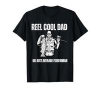 Reel Cool Dad Funny Fishing Humor Design T-Shirt