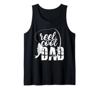 Reel Cool Daddy - Sea/Freshwater Fly Fishing Dad/Fathers Day Tank Top