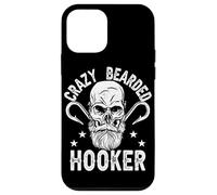 Reel Crazy Bearded Hooker Vintage Skull Fisherman Fishing Case for iPhone 12 mini