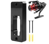 Reel Display Rack Fishing Rolling Disc, Wall Mounted Reel Display Stand, Storage Rack, Fishing Roller Hanger, Multifunctional with Screws and Nuts for the Garage Fishing Shop