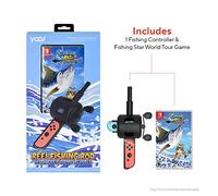Reel Fishing Rod Bundle with Fishing Star World Tour for Nintendo Switch