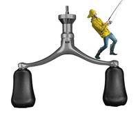 Reel Handle, Metal Rocker Grip, Rocker Arm, Grip Ball Crank Fishing Reel Accessories, With The For Reels Replacement Parts,Medium For 4000-5000 Series.