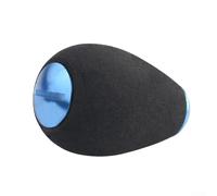 Reel Handle Modification Part Featuring EVA Material Compliance and Aluminum Alloy Structural Support for Real-World Conditions (blue)