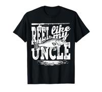 Reel Like My Uncle Funny Fishing buddy Niece and Nephew Tee T-Shirt