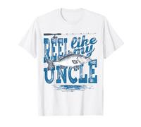 Reel Like My Uncle Funny Fishing Niece and Nephew Tee T-Shirt