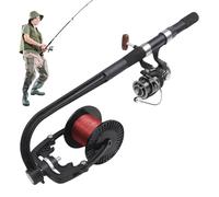 Reel Line Spooler - 360g Casting Reel Winding Tool 48x12x6.5cm, Fishing Line Organizer System | Smooth Rotation Alignment Reeling Apparatus Mechanism Structure for Adult Shore Boat Setup