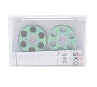 Reel to Reel Blank Cassette Tape 46 Minute Recording Time Low Noise DIY Blank Music Cassettes for Recording Music Gift for Musicians (Green)
