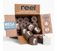 Reel, Tree-Free, 100% Bamboo Toilet Paper (Box of 24 Rolls)