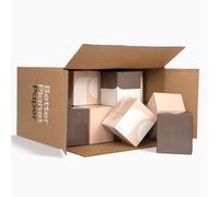 Reel Tree Free Facial Tissue Paper, Tissue Box with 60 Sheets Per Cube, Total of 24 Cubes, 1440 Total Tissues