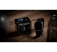 REEL WATCH - Stainless with black band smart watch (KEVLAR) by Uday Jadugar, Magic Trick, No Skill Required, Close Up Magic, Stage, Street Magic