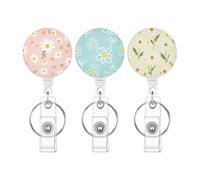 Reel, Work Stand with Retraction, 3 Piece Clear Window, Quick Access for Nurses, Teachers, Students, Volunteers, Wallet, Waist for the