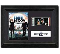 reelfilmcells Hot Fuzz 35 mm Film Cell Display Framed Signed Simon Pegg Martin Freeman