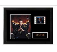 reelfilmcells Lucifer Framed Film Cell Display S2 Signed Tom Ellis, 7 x 5 inches
