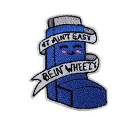 ReelFun It Ain't Easy Bein' Wheezy Embroidered Iron On Patch