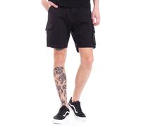 REELL - City Cargo Black - Shorts - black - W33 - 98% Polyester, 2% Elastane W33