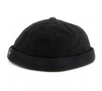REELL - Docker Black - Docker Cap - black - Onesize - 98% Cotton, 2% Elastane,Cotton Onesize