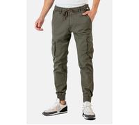 REELL - Reflex Rib Cargo Olive - Pants - green - S / L34 - 98% Cotton, 2% Elastane S / L34