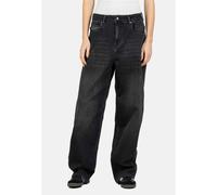 REELL - Women Chloé Baggy Black Faded - Jeans - black - W27 - 98% Cotton, 2% Elastane,Denim W27