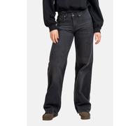 REELL - Women Holly Dark Grey Stone - Jeans - grey - W26 - 100% Cotton W26