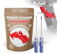 REELLEO V11 V10 Switch Reinforced Replacement Parts Trigger Repair Button for Dyson Vacuum Cleaner (Extra Reinforced Dyson Trigger + Screwdriver)