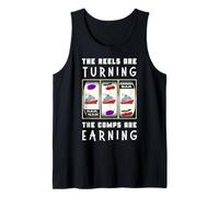 Reels are Turning Comps Earning Cruising Casino Jackpot Win Tank Top