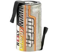 Reely Model Building Battery Single Cell NiMH Sub-C 1.2 V 4200 mAh with Solder Tag