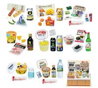 Reement Petit Sample Light Convenience Store Dinner Dinner 1 Box Approx. H 3.1 x W 2.8 x D 1.6 inches (80 x 70 x 40 mm), Made of PVC, ABS