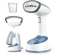 Reemix Clothes Steamer, Foldable Handheld Design Clothes Wrinkle Remover, 20 g/min Strong Drilling Steam, 25 Seconds Quick Heating for Home, Office and Travel (Blue Grey)