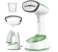 Reemix Steamer for Clothes, Folding Handheld Design Garment Wrinkles Remover, 20g/min Strong Penetrating Steam, 25-Sec Fast Heat-up, for Home, Office and Travel (Green)