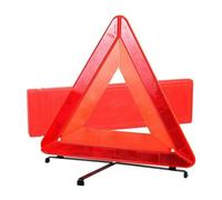 Reemky Warning Reflective Triangle Foldable Triangle Reflector Alerts Car Emergency Kit Roadside Warning Sign with Carrying Case for Car Vehicles Truck RV Tractor Trailer (2 Pack)