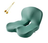 Reenly Soothe+ Seat Cushion, Reenly Back And Seat Cushion, Memory Foam L-Shaped Integrated Seat Cushions, Welnax Rückenkissen Bei Ischias, Für Büro, Familie, Reisen, Autositz Oder Rollstuhl(Green)