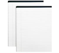 ReePlan 2 Pack A4 Legal Pad, 30 Sheets White Lined Paper Notepad, 8.5 x 11 Lined Writing Pad, Refill Pad for Work, Study, Client Meetings & University Notes