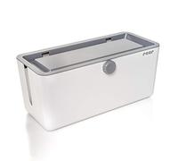 Reer 78020 CableGuard Cable Box - Child Safe Cable Management for Multiple Sockets, White (31 cm)