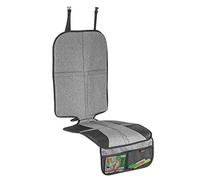 reer 86071 TravelKid MaxiProtect Children's Seat Pad with Backrest Protection Non-Slip Underlay Suitable for All Standard Models Grey