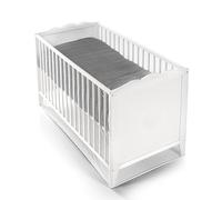 reer BiteSafe Improved Insect Protection for Cot, Mosquito Net Travel Cot, Insect Net, Mosquito Protection for Babies, White, Extra Large, 87040