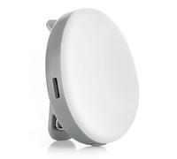 Reer ClipLight 52361 LED Nursing Light with Clip, 2 Brightness Levels, 15 Minute Timer, Grey