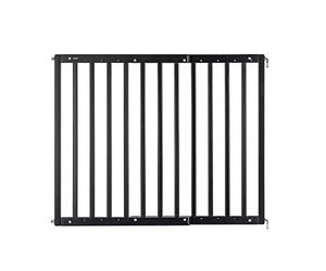 reer Door Gate and Stair Safety Gate | Building Kit for Self-Assembly | for Screwing | Extendible 63-103.5 cm | Black