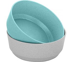 reer Growing Bowl 2 Pieces Sustainable Tableware for Children Blue and Grey Sustainable Raw Material Melamine