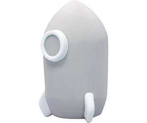 Reer Lumilu Sweet Dreams Rocket, Cute Rocket Night Light, Great Christening Gift, Birthday Gift for Boys and Girls 52271 Grey