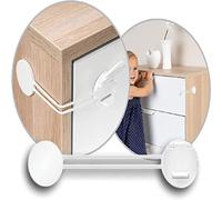 Reer Multi Safety Child Lock for Cupboard, Drawer and More by Swabian Child Safety Experts, White